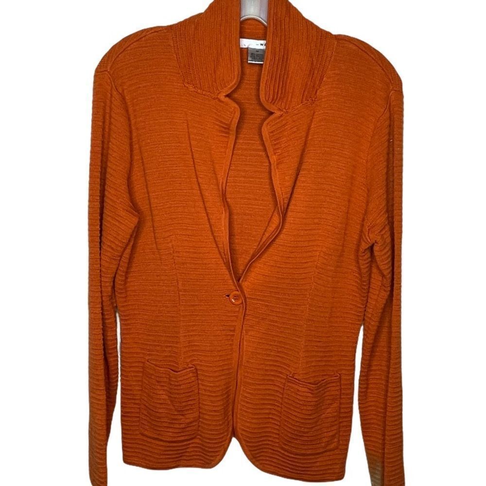 WD.NY Cardigan Sweater Rust